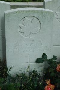 Canada Cemetery Tilloy Les Cambrai - Campbell, Cecil Gerge